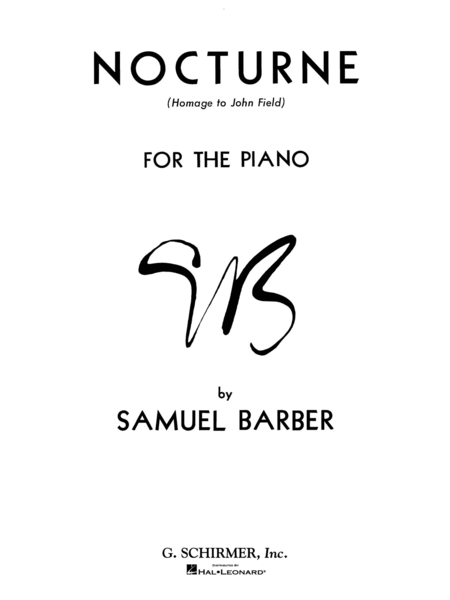 Samuel Barber's Nocturne, Op. 33