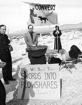 Nevada Test Site - National Sacrifice Zone - Protests