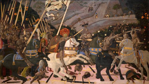 Battle of San Romano by Paolo Uccello