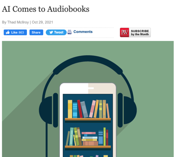 AI Comes to Audiobooks