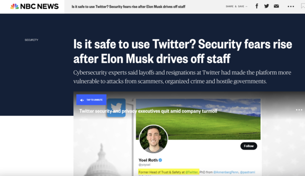 concerns about twitter’s security
