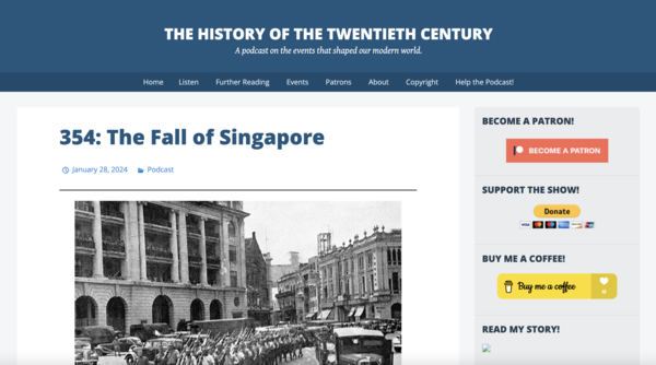 History of the Twentieth Century Podcast