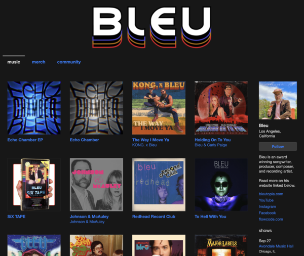 Bleu Music on Bandcamp