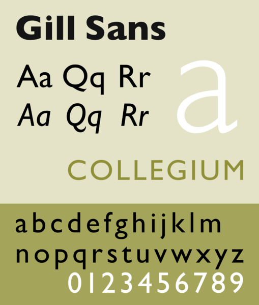 Gill Sans