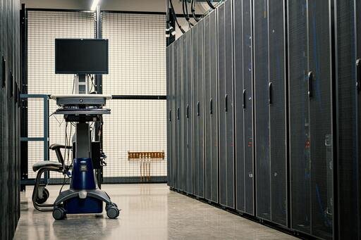 Server Room with cages